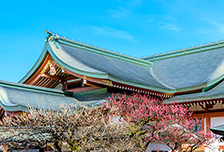 北野天满宫（屋顶材料）/ 绿蓝色